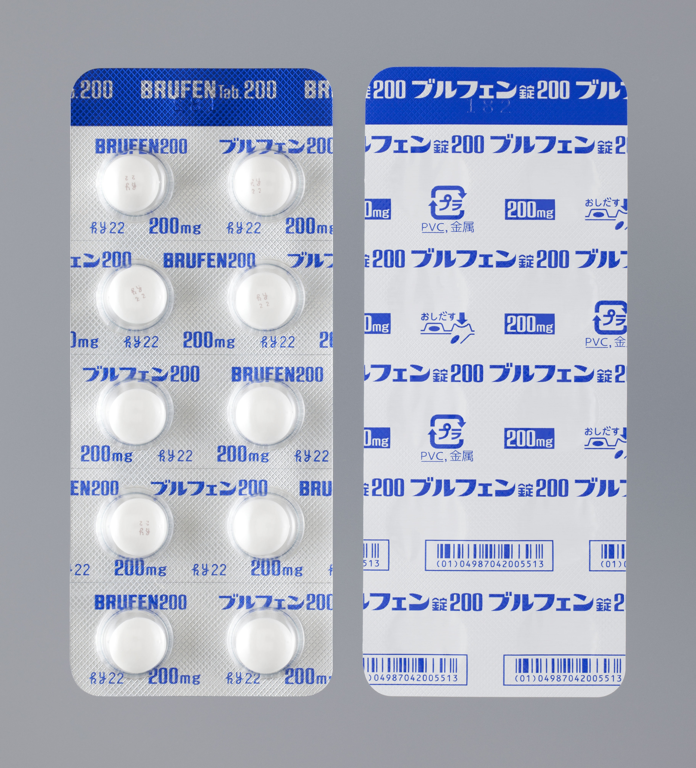ブルフェン錠200mg 処方箋なしで購入可能な医療用医薬品