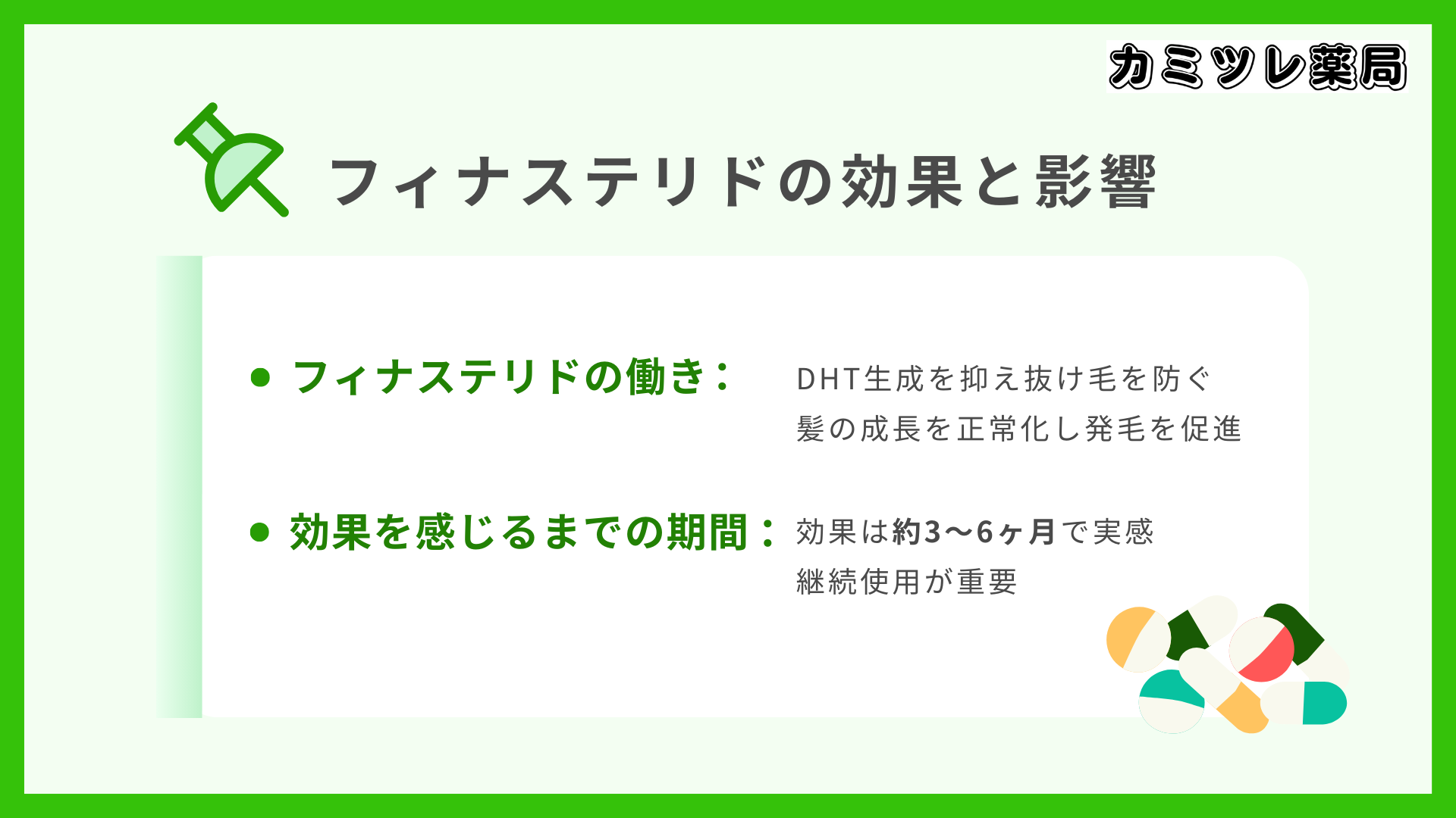 フィナステリドの効果と影響の画像