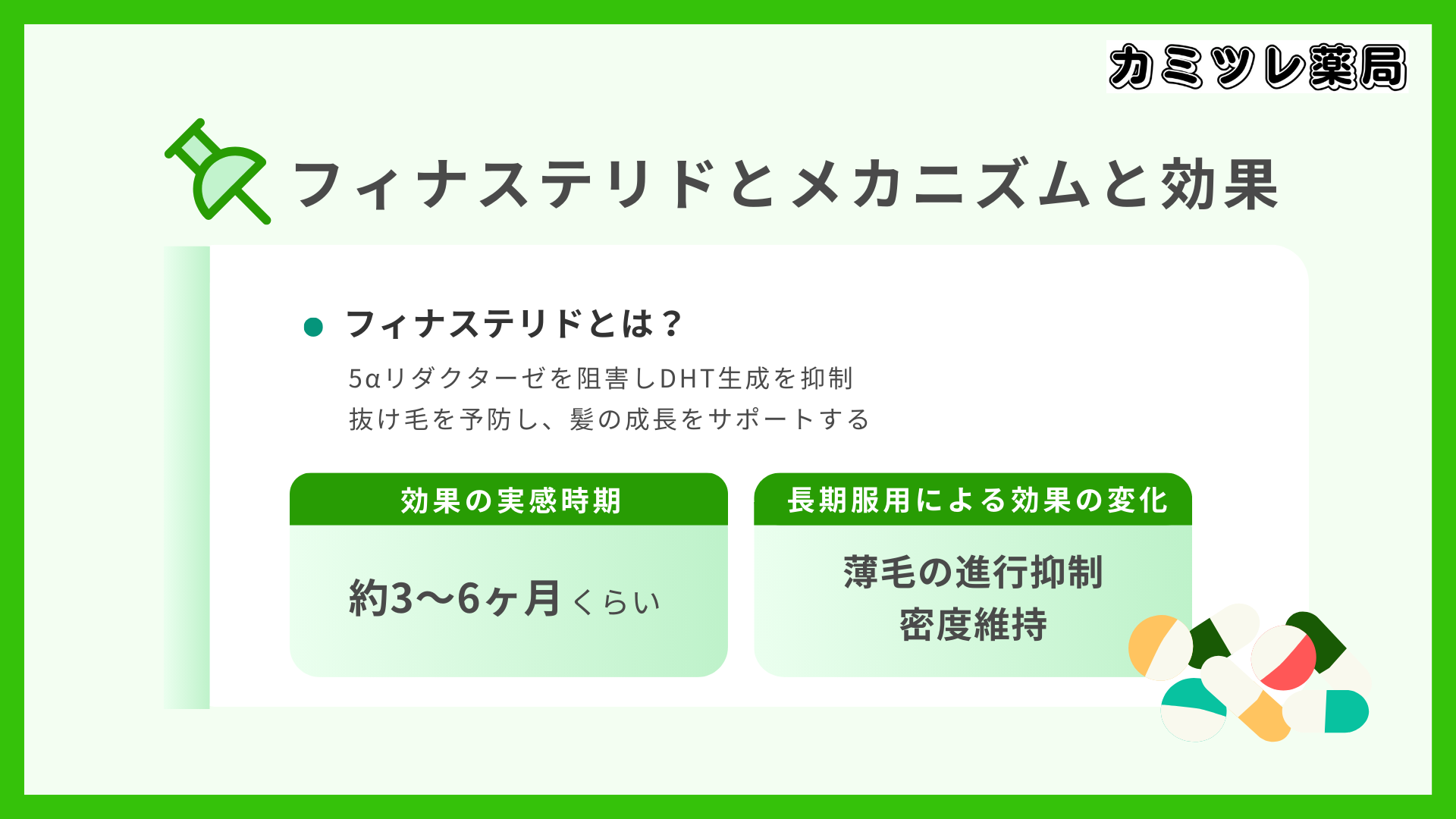 フィナステリドとは?作用メカニズムと効果の画像